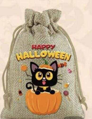 Halloween Hessian Bag