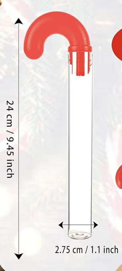 Fillable Candy Canes