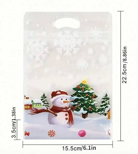 500g Christmas Pouches