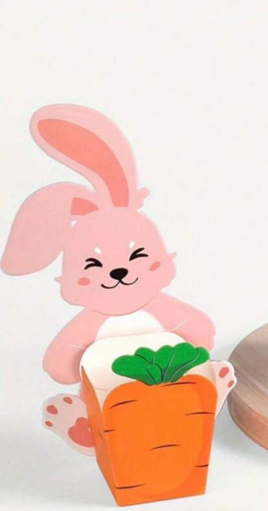 Easter Bunny with Chocolate Foiled Eggs