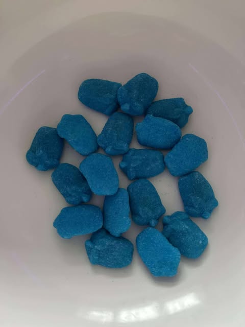 Foam Blue Raspberries
