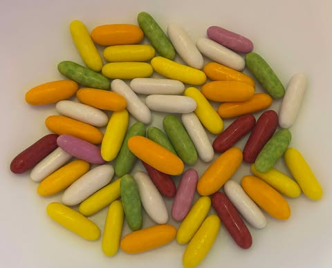 Liquorice Comfits (Torpedos)