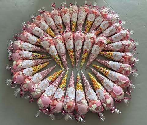 Clear Sweet Party Cones