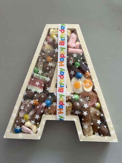 Sweet & Chocolate Filled Letters