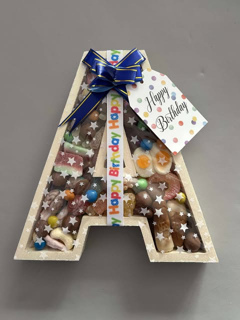 Sweet & Chocolate Filled Letters