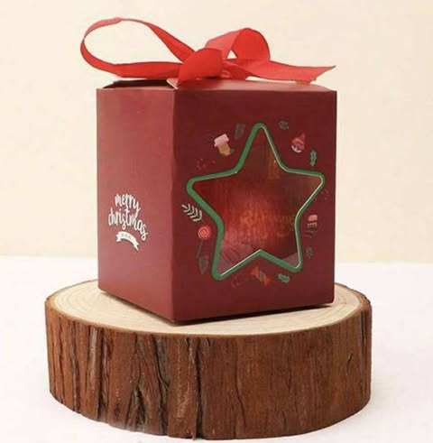 Red Star Chocolate Christmas Box