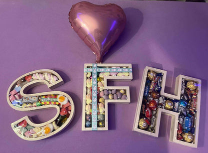 Sweet & Chocolate Filled Letters