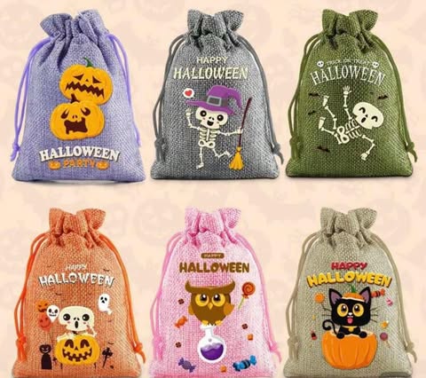 Halloween Hessian Bag